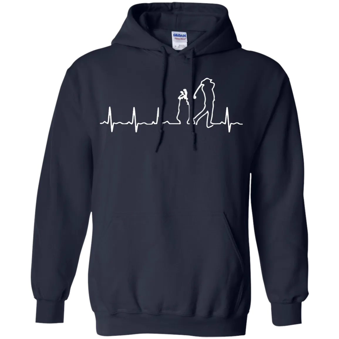 Golf Heartbeat Shirt, Hoodie, Tank