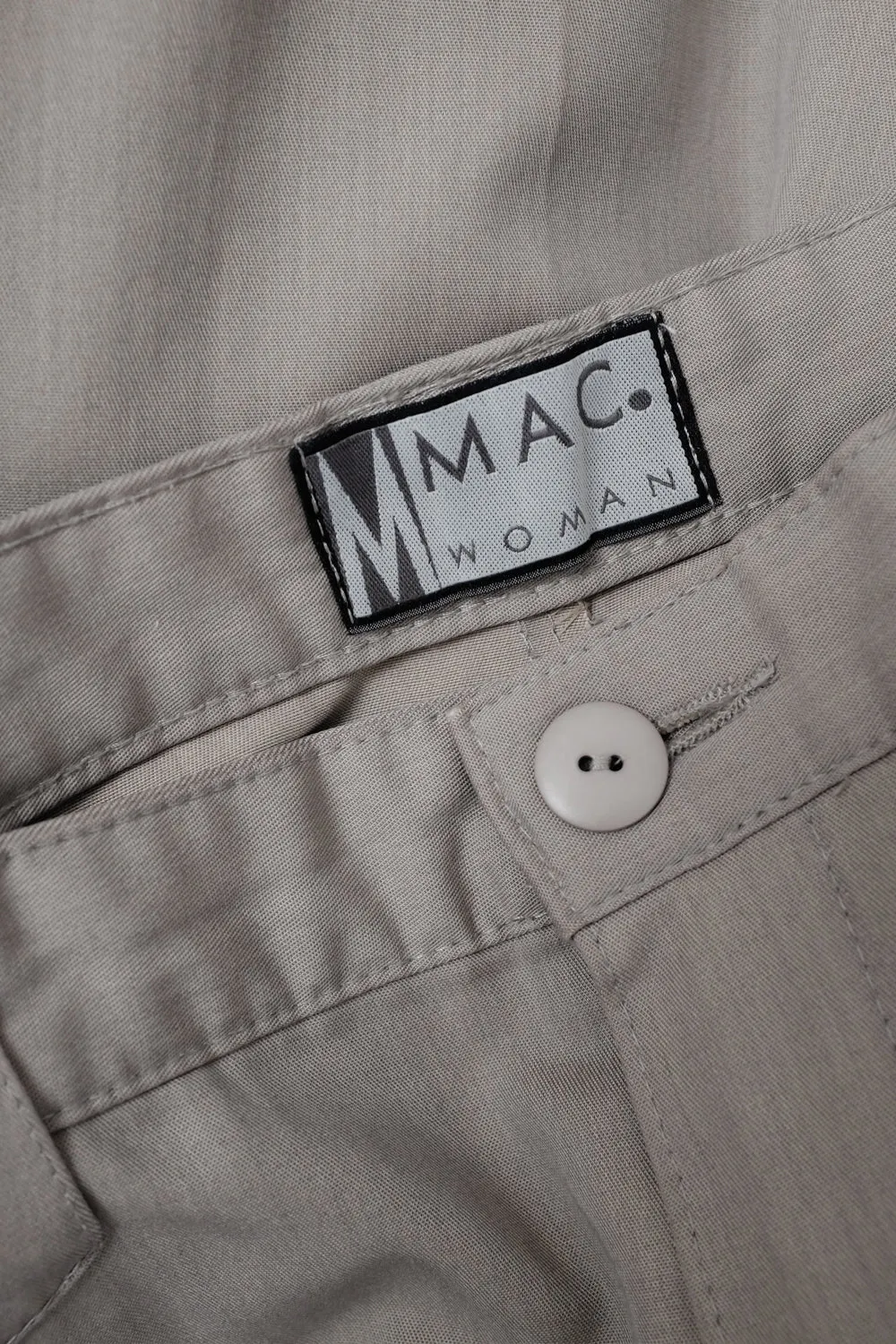 GREIGE PLEATED MAC VINTAGE PANTS