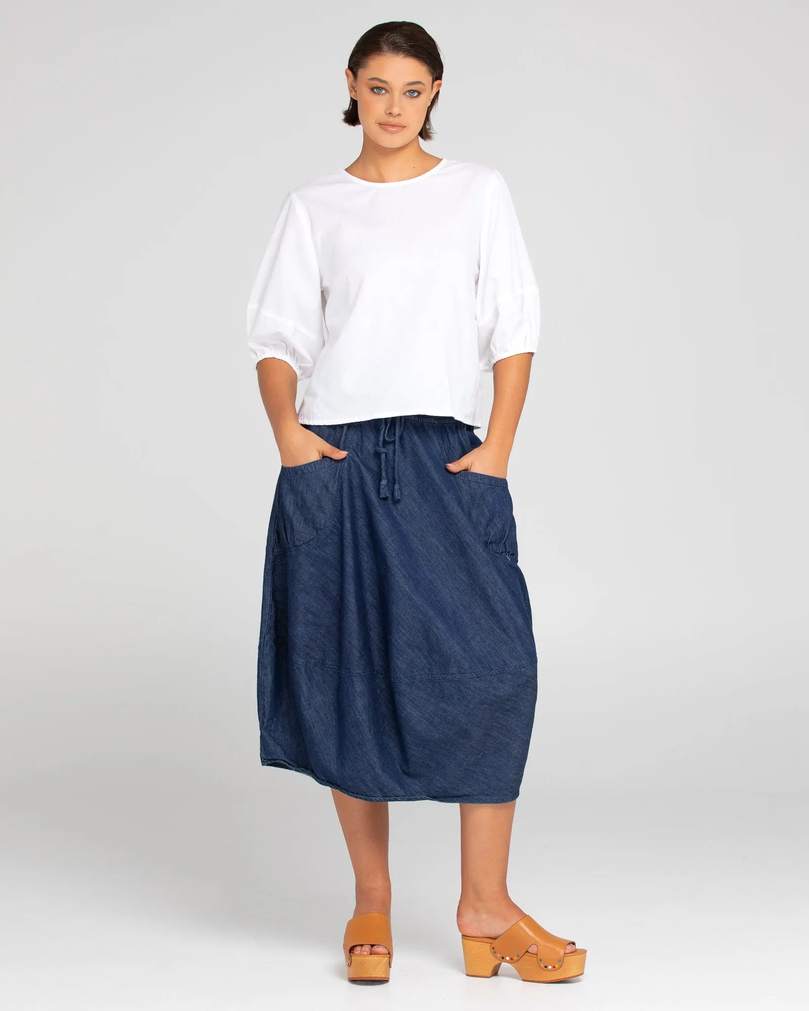 Guru Skirt - Dark Denim