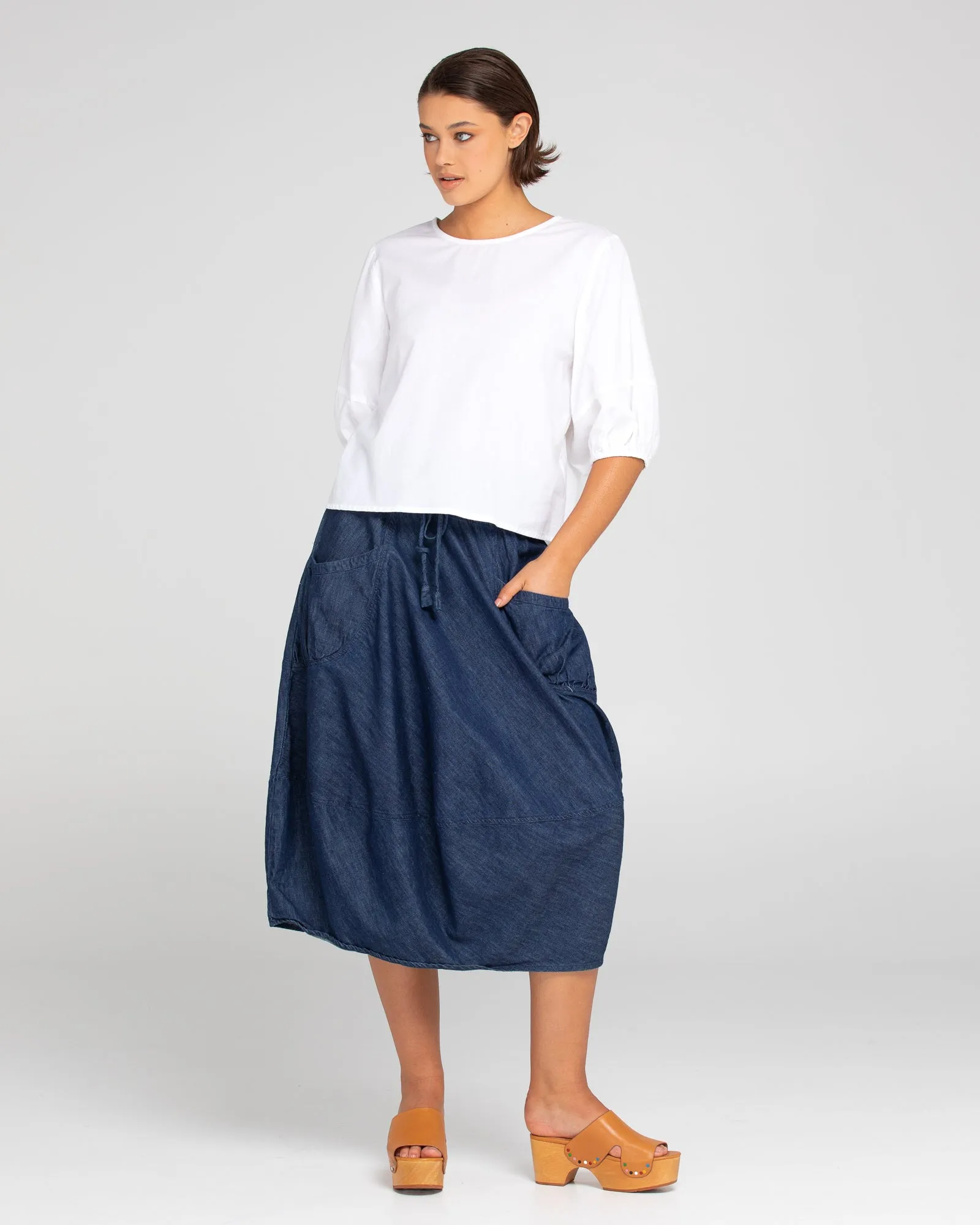 Guru Skirt - Dark Denim