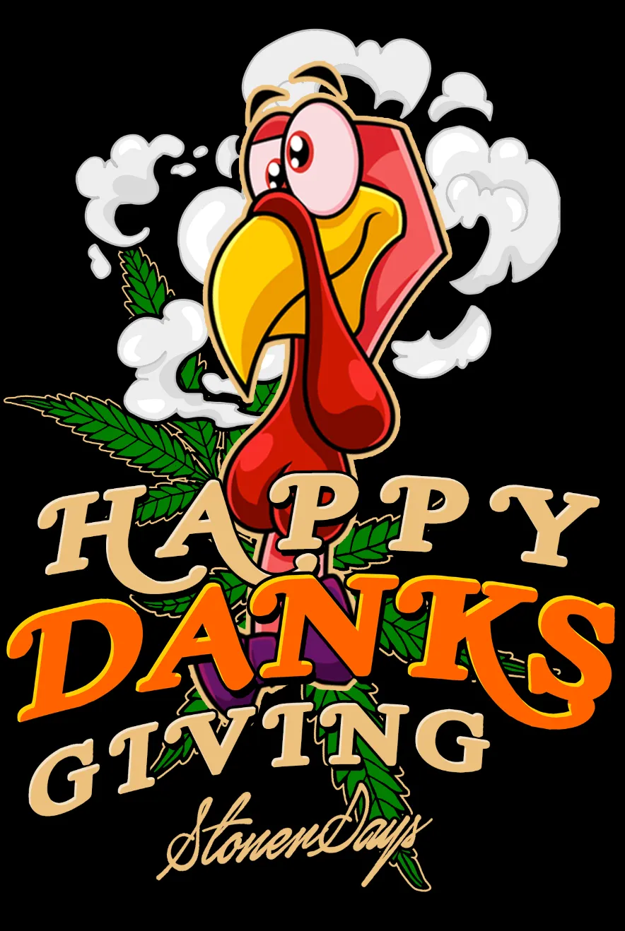 Happy Danksgiving Crop Top Hoodie