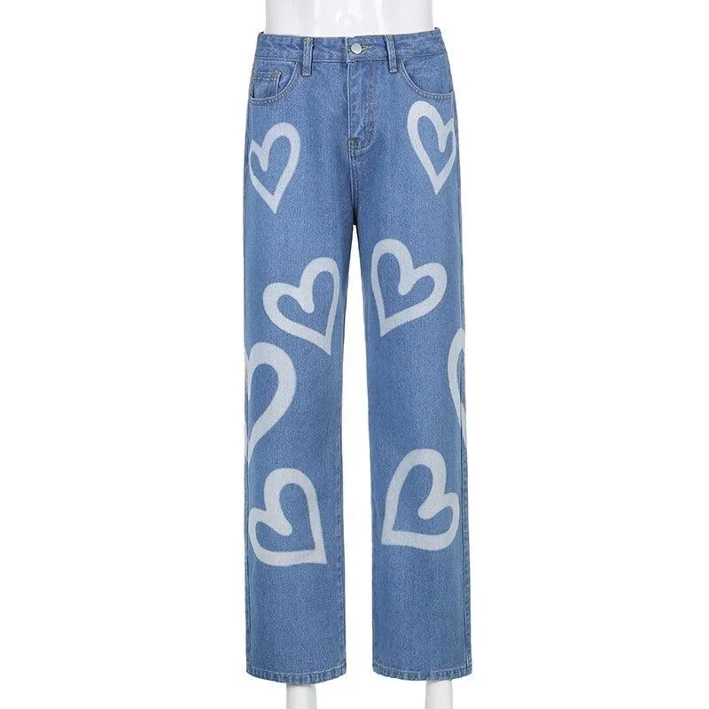 Heart Burst Jeans