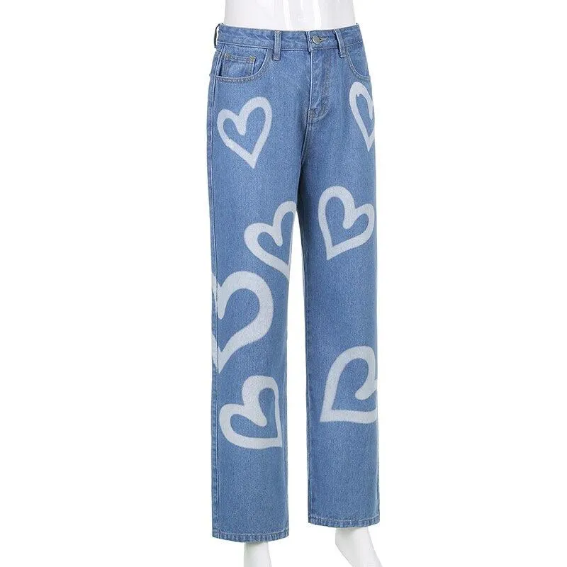 Heart Burst Jeans