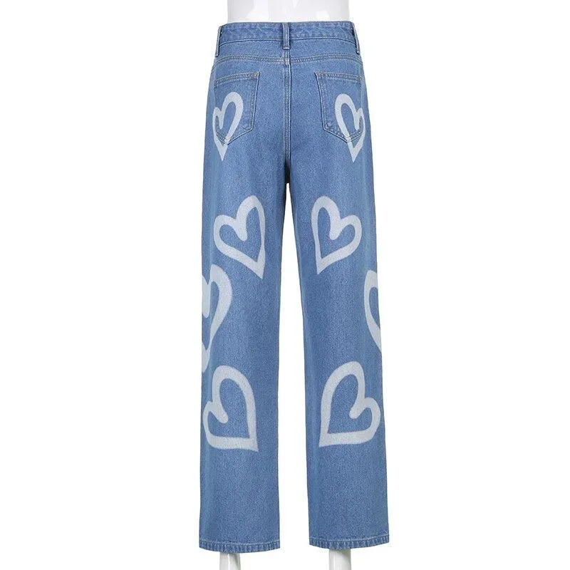 Heart Burst Jeans