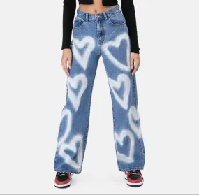 Heart Burst Jeans