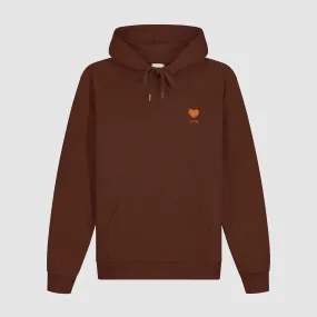 Heart Flower Hoodie - Brown