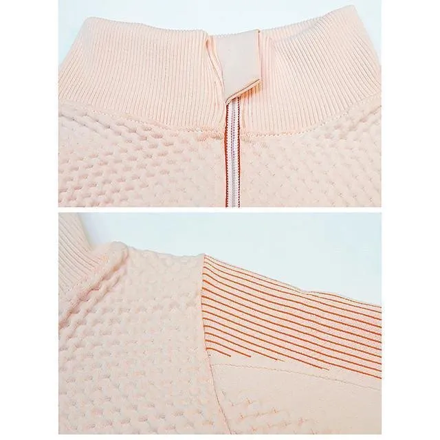 Honeycomb Tracksuit-Salmon