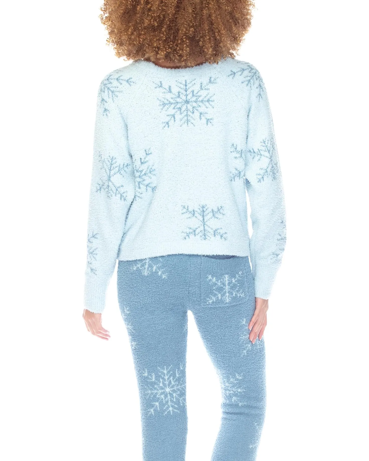 Honeydew Snow Angel Sweater