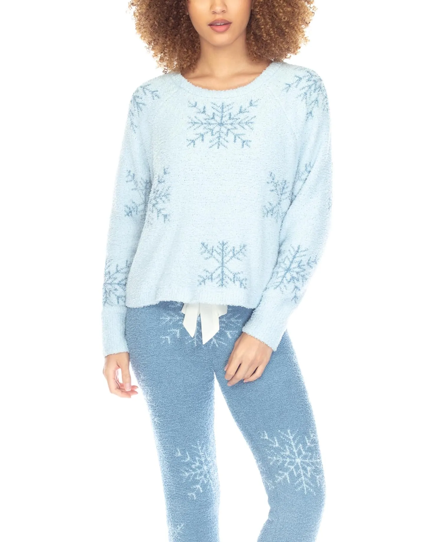 Honeydew Snow Angel Sweater