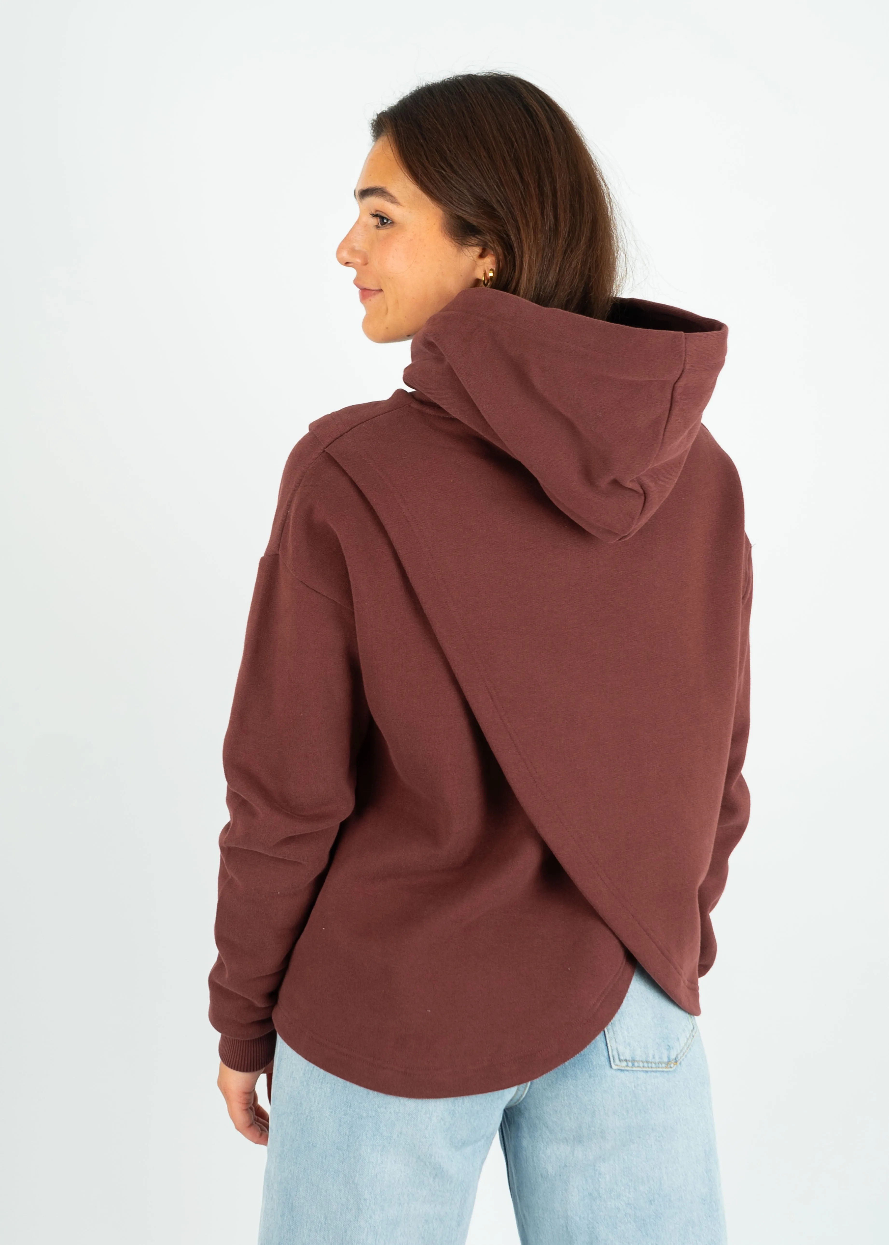 Hoodie VINGER Burgundy