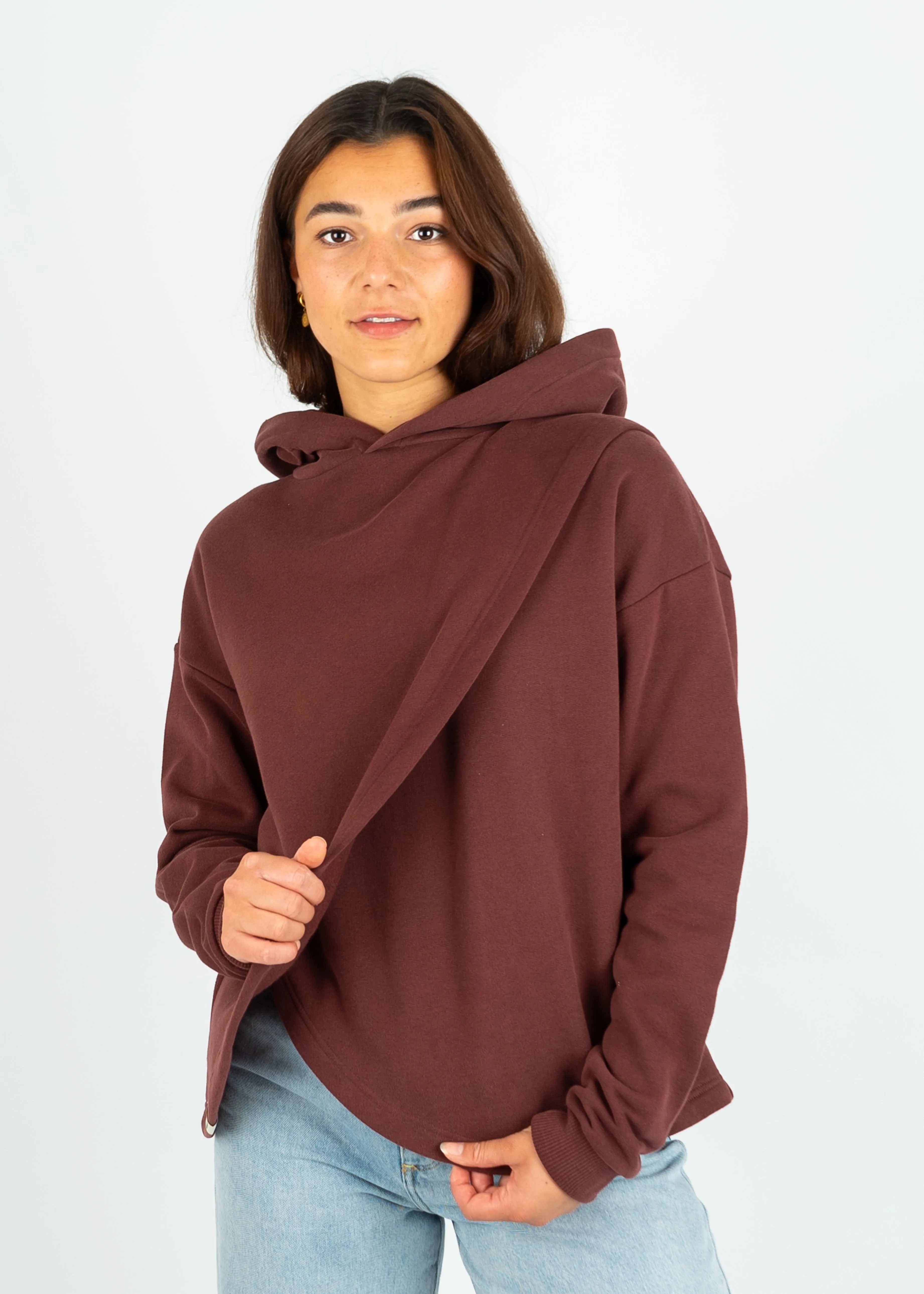 Hoodie VINGER Burgundy