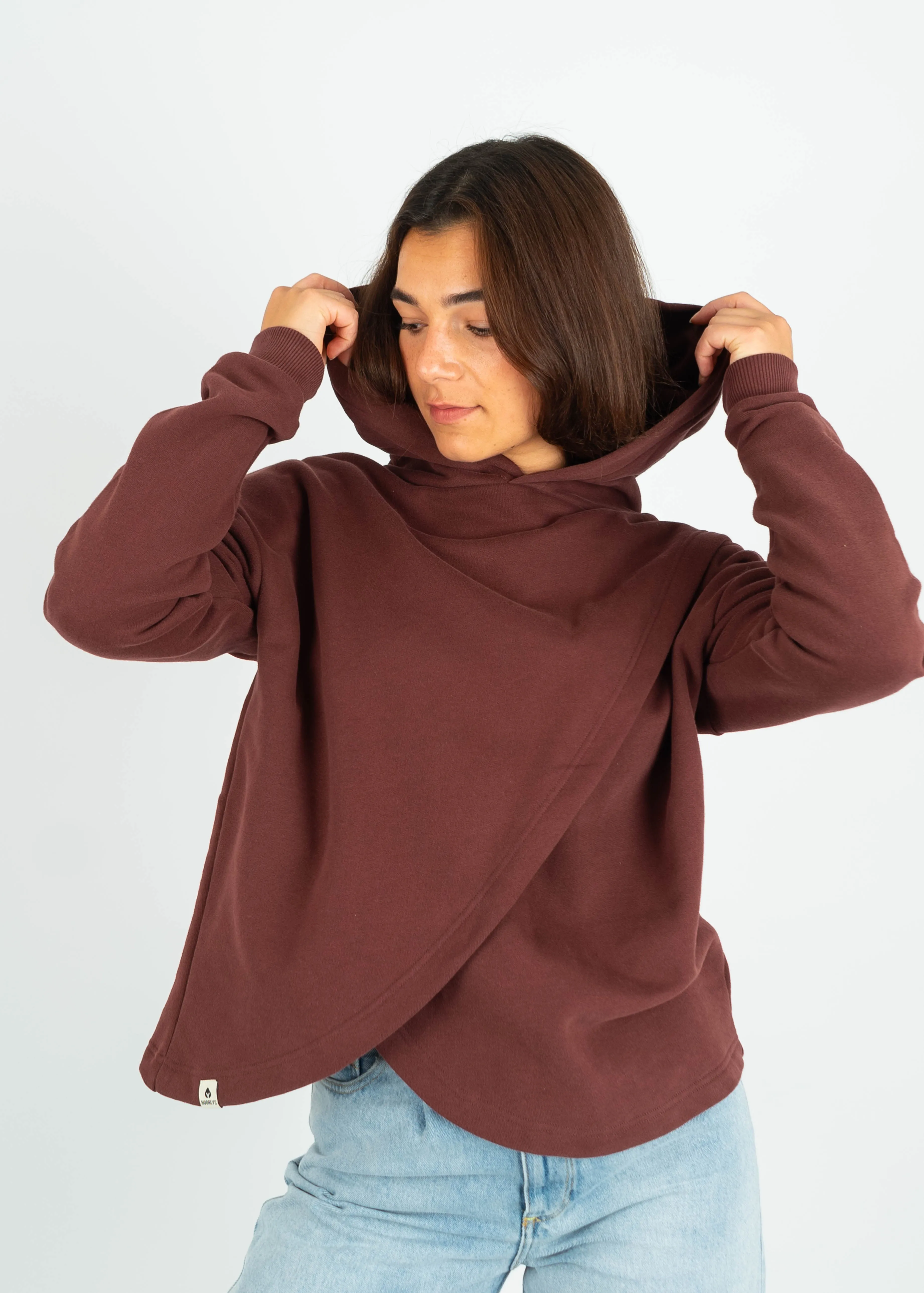 Hoodie VINGER Burgundy