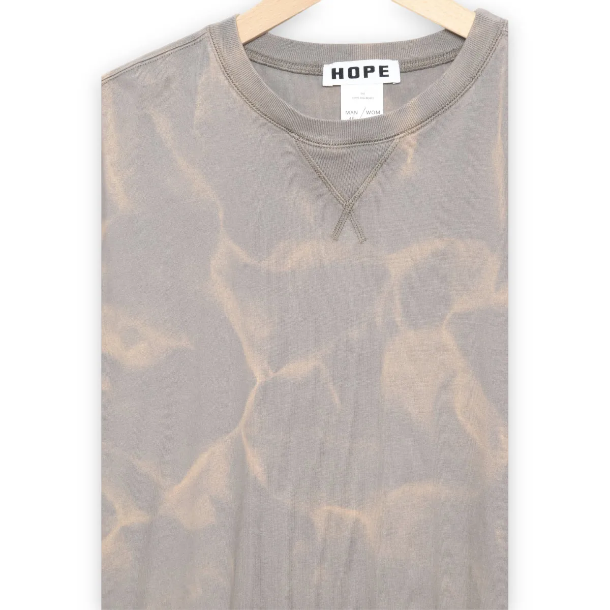 Hope Flame LS Tee steel grey sun faded