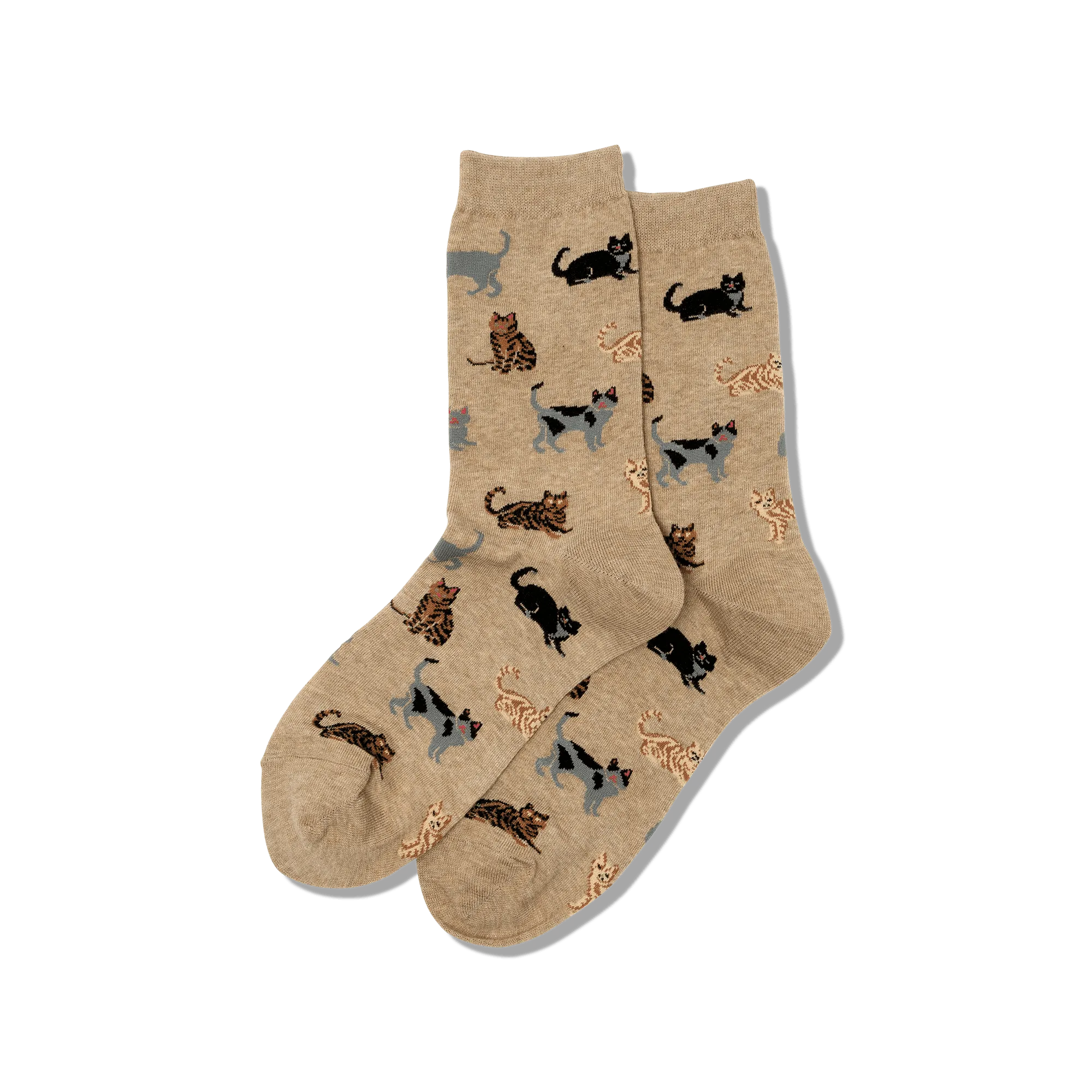 HOTSOX Women's Cats Crew Socks