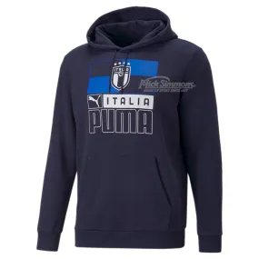 Italy National 2022/23 FIGC FtblCore Mens Peacoat Hoody Football (Soccer) by Puma