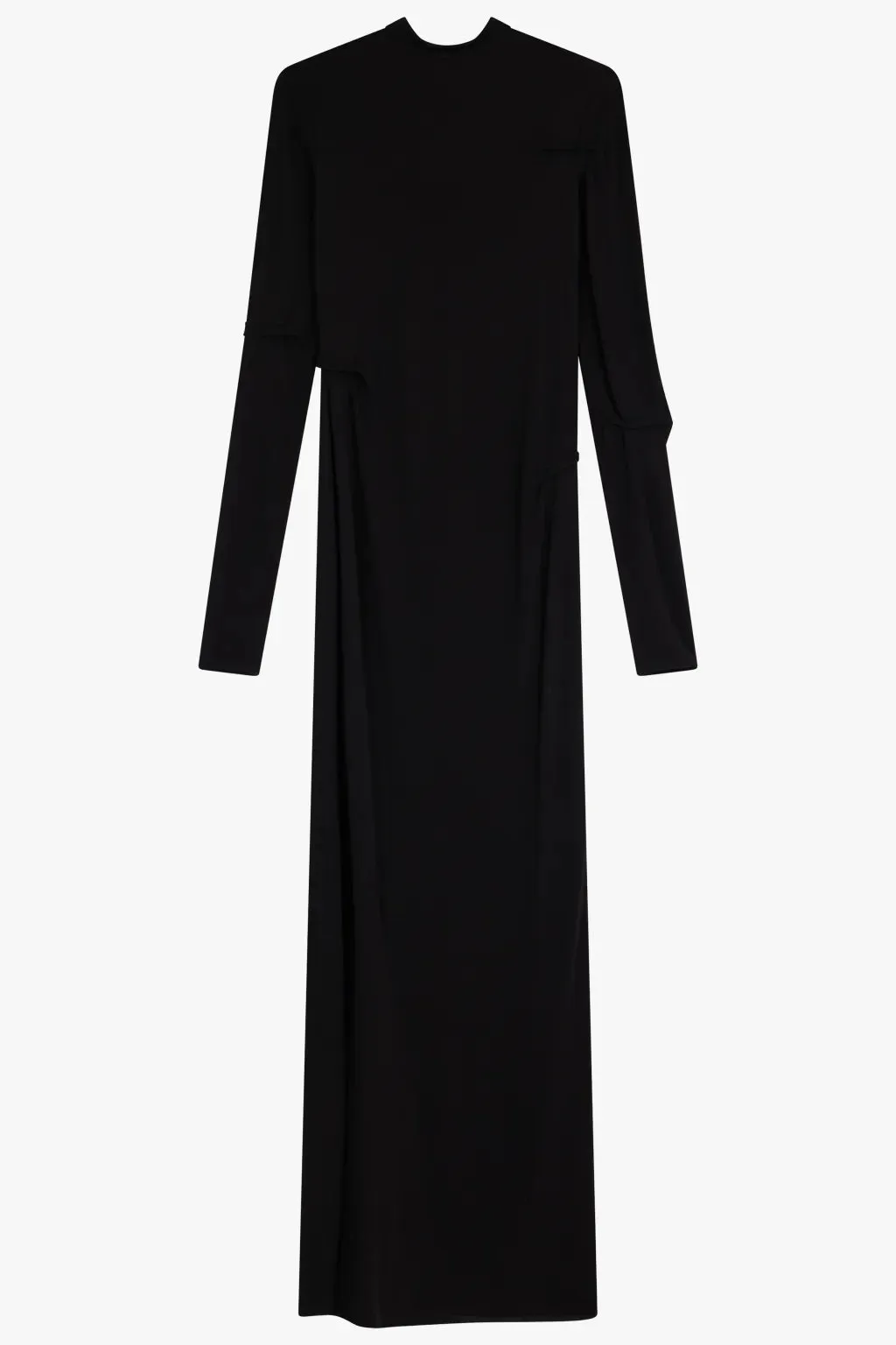 JERSEY HIGH NECK LONG DRESS