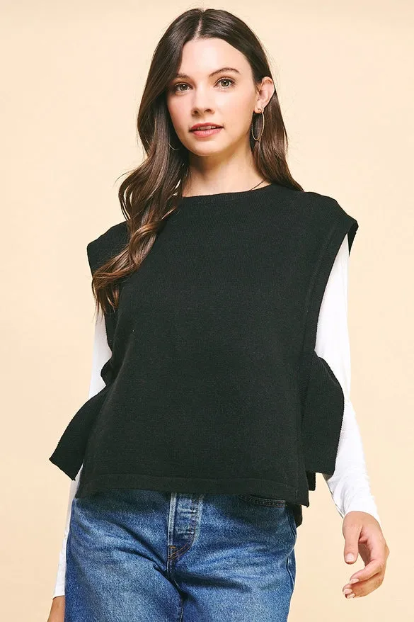 Kaia Side Tied Sweater Vest