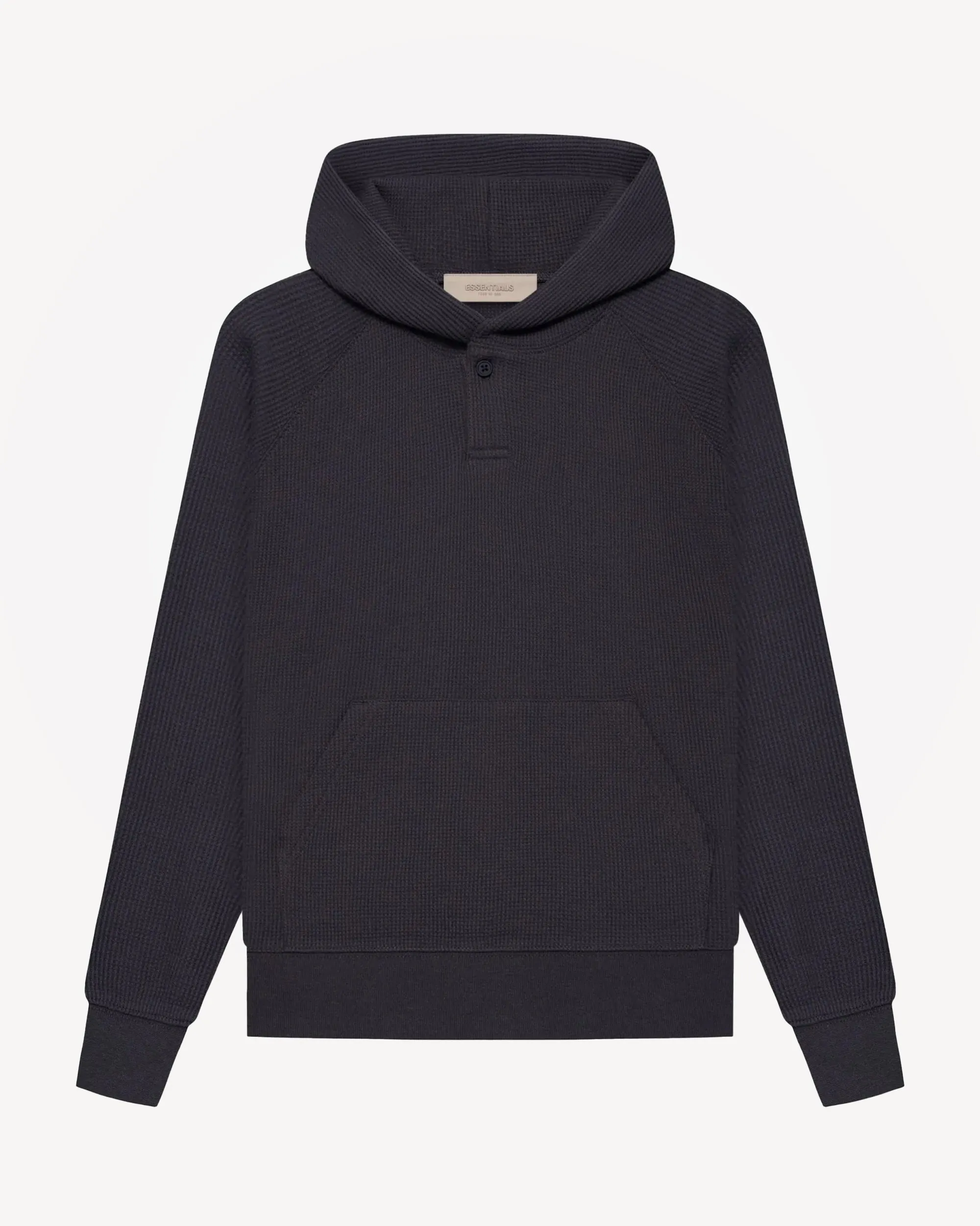 Kids' Henley Hoodie in Iron