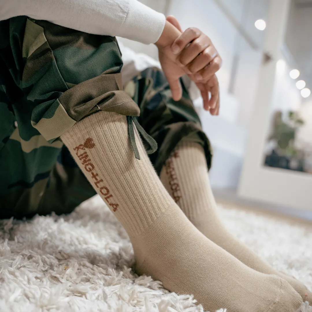 King   Lola Logo Socks