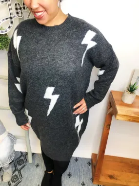 #L563 Thunder Storm Sweater