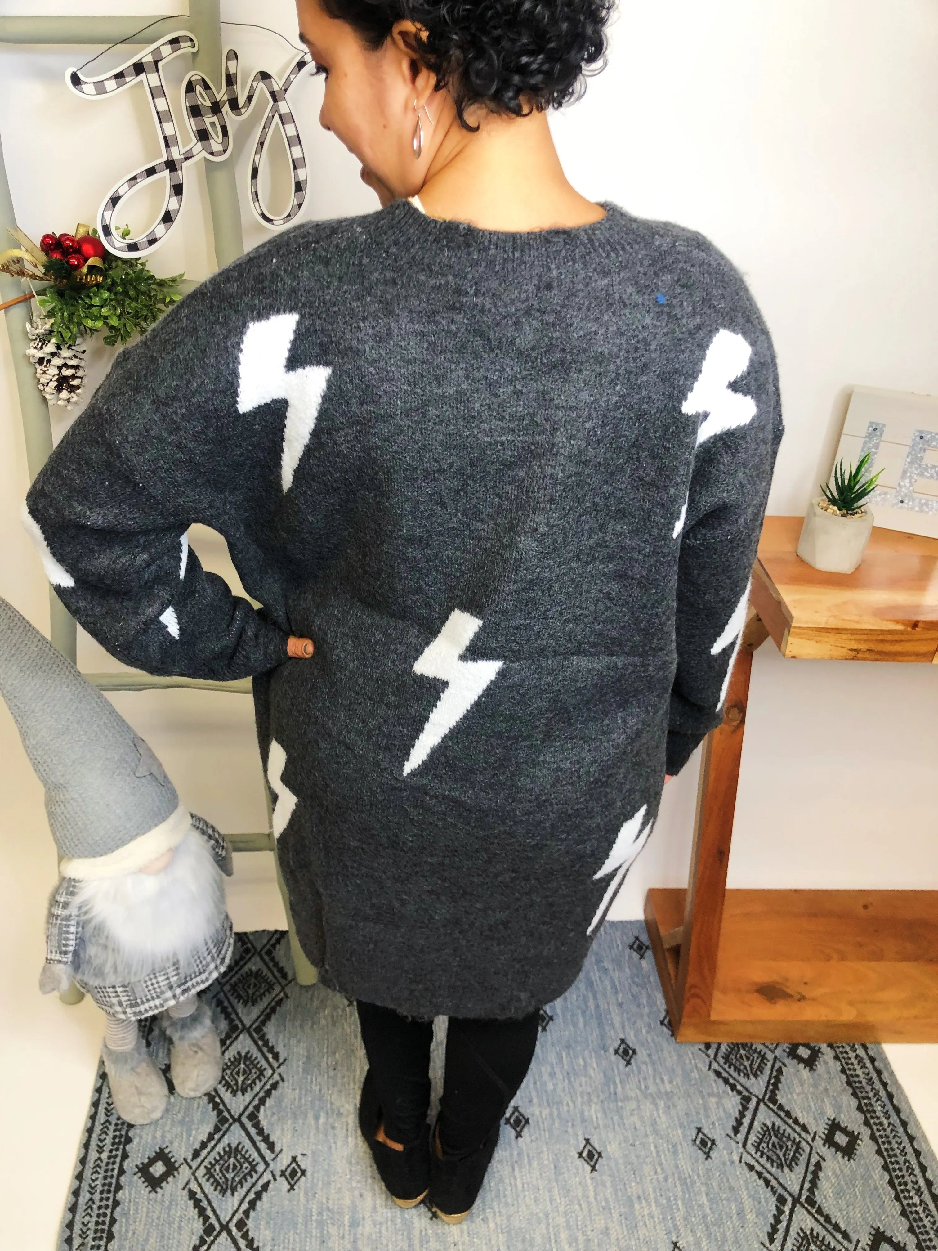 #L563 Thunder Storm Sweater