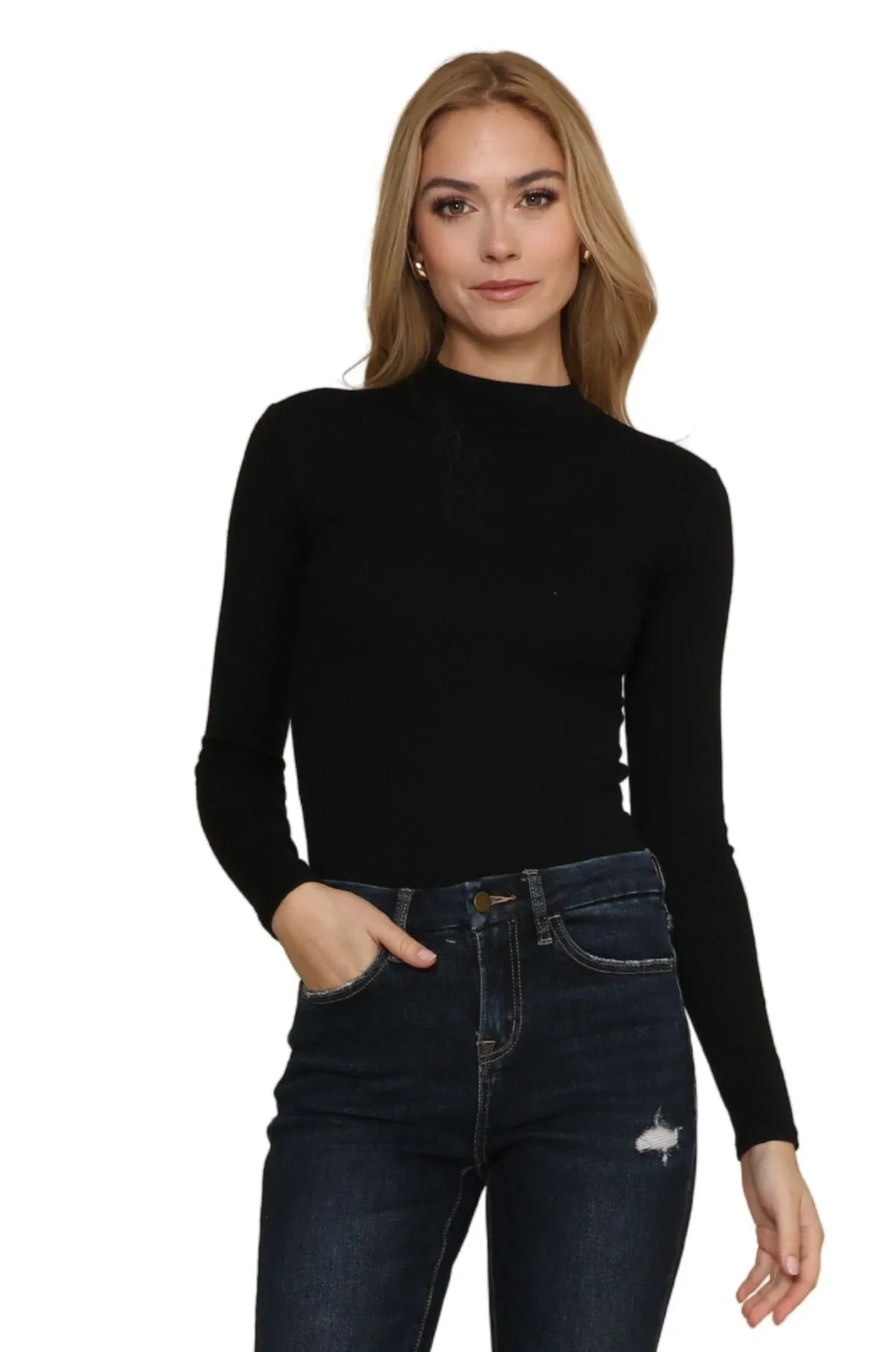 Lauryn Mock Neck