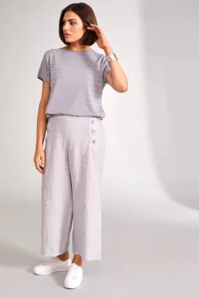 Linen Button Trouser