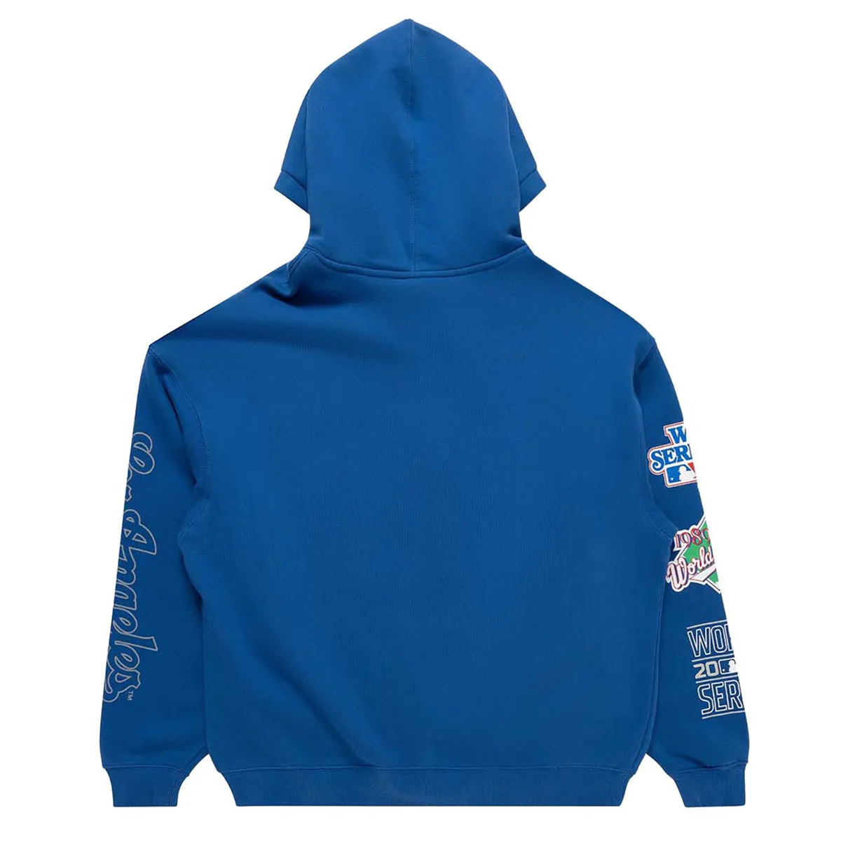 Vintage Los Angeles Dodgers MLB Faded Royal Hoodie by Majestic