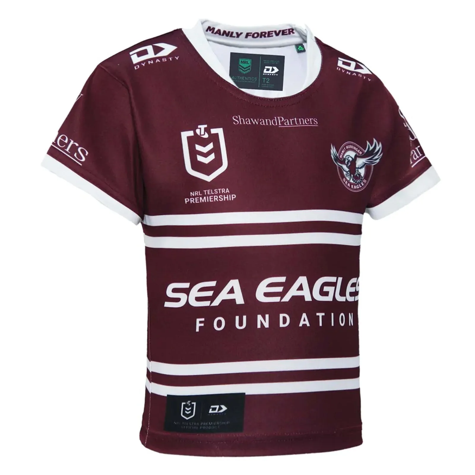 Manly Warringah Sea Eagles 2023 Toddler Home Jersey NRL Rugby League by Dynasty Sport