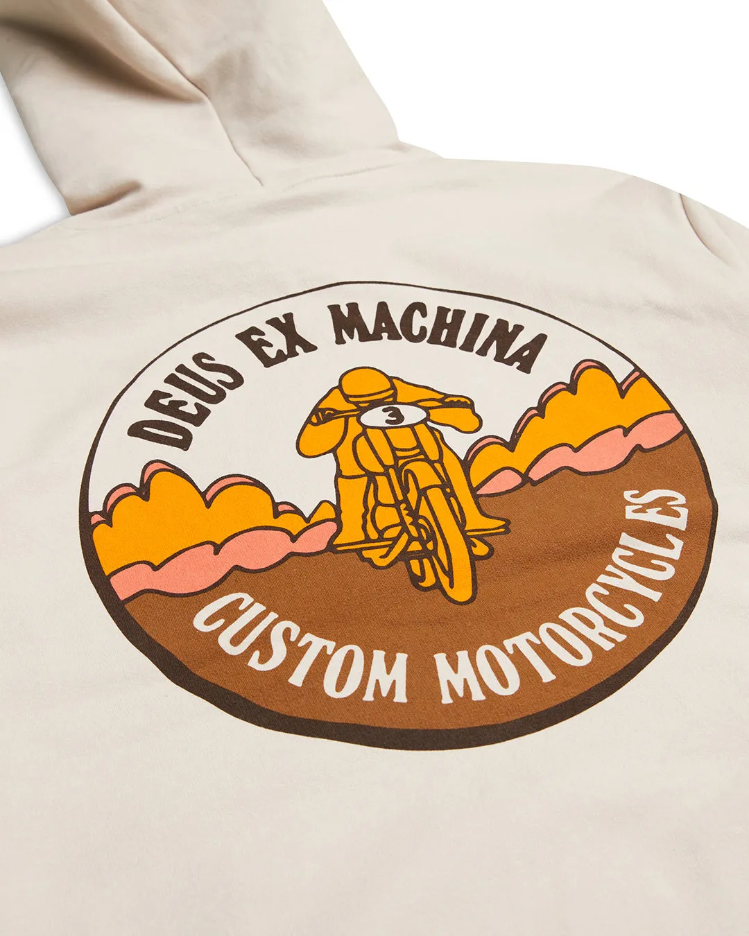 MAX SPEED HOODIE - DIRTY WHITE