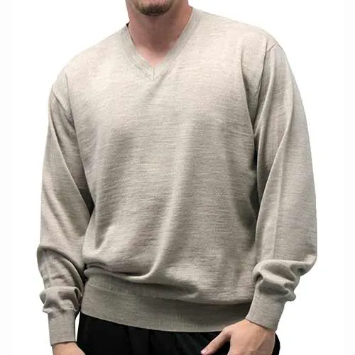 Men's Solid V Neck Sweater- 6 Colors