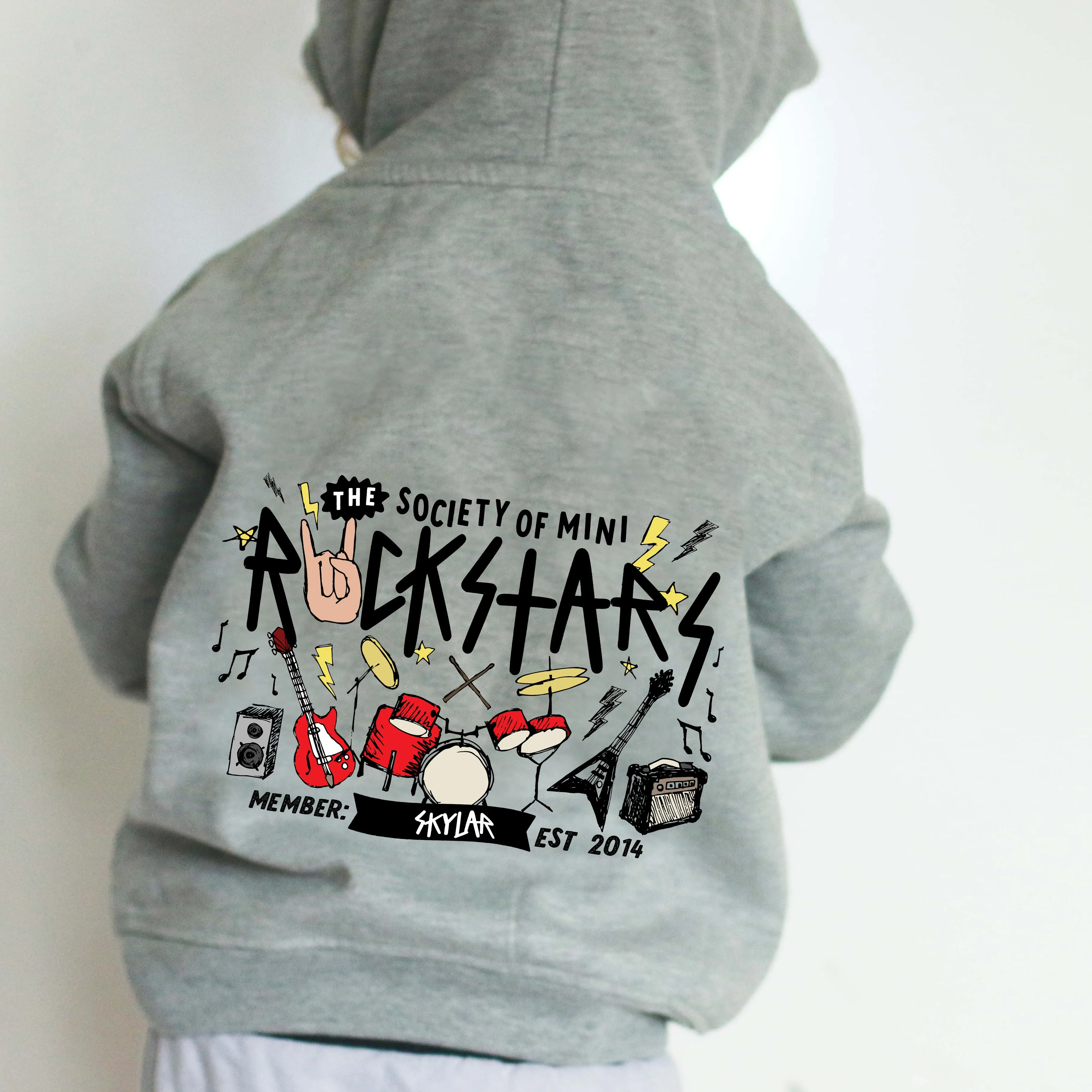 Mini Dreams Rockstar Kids Hoodie