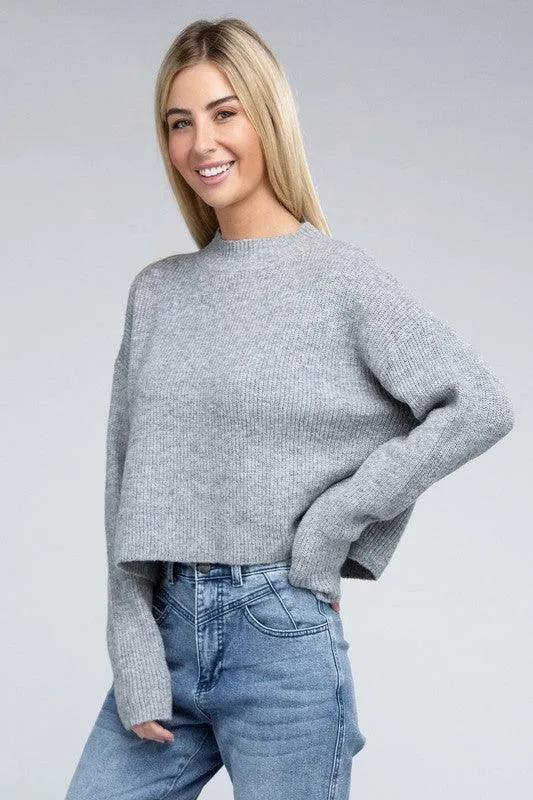 Mock Neck Pullover