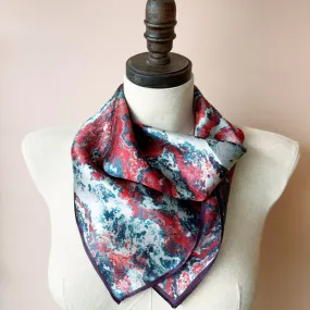 Modern Silk Neck Scarf | Silk Bandana Neck Wrap