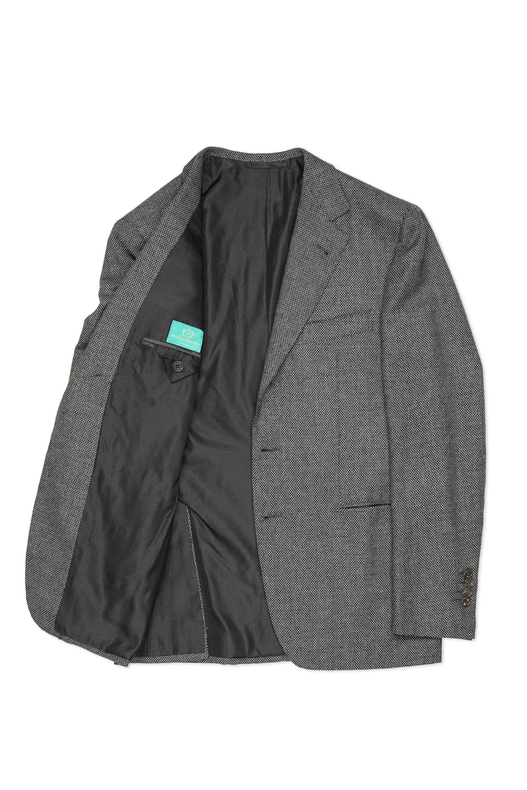 Musella Dembech Grey Birdseye Wool Suit