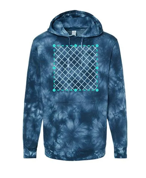 Navy Tie Dye Hoodie