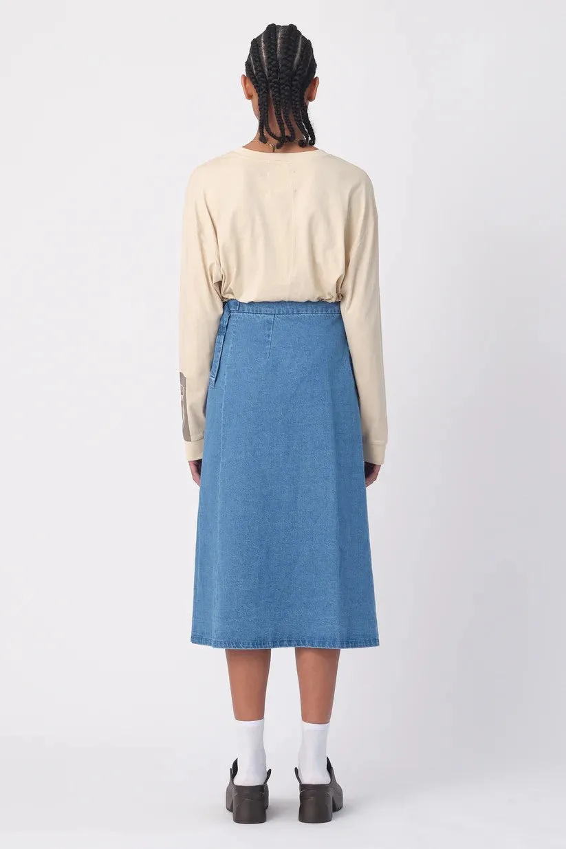 Nine Skirt in Denim