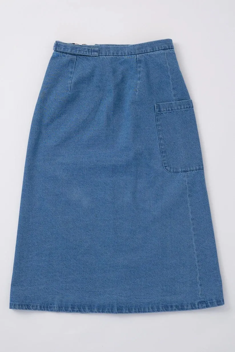 Nine Skirt in Denim