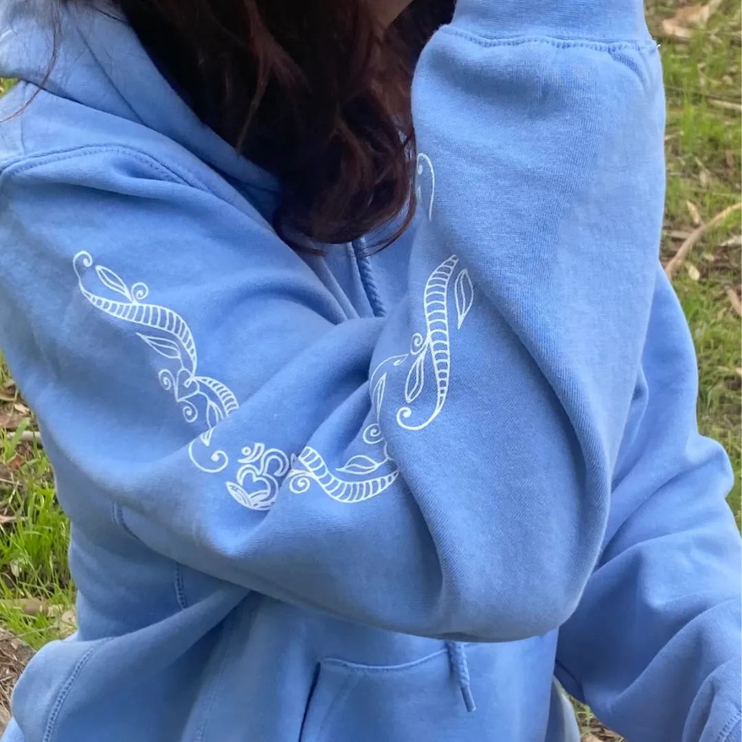 Om Henna Sleeve Hoodie