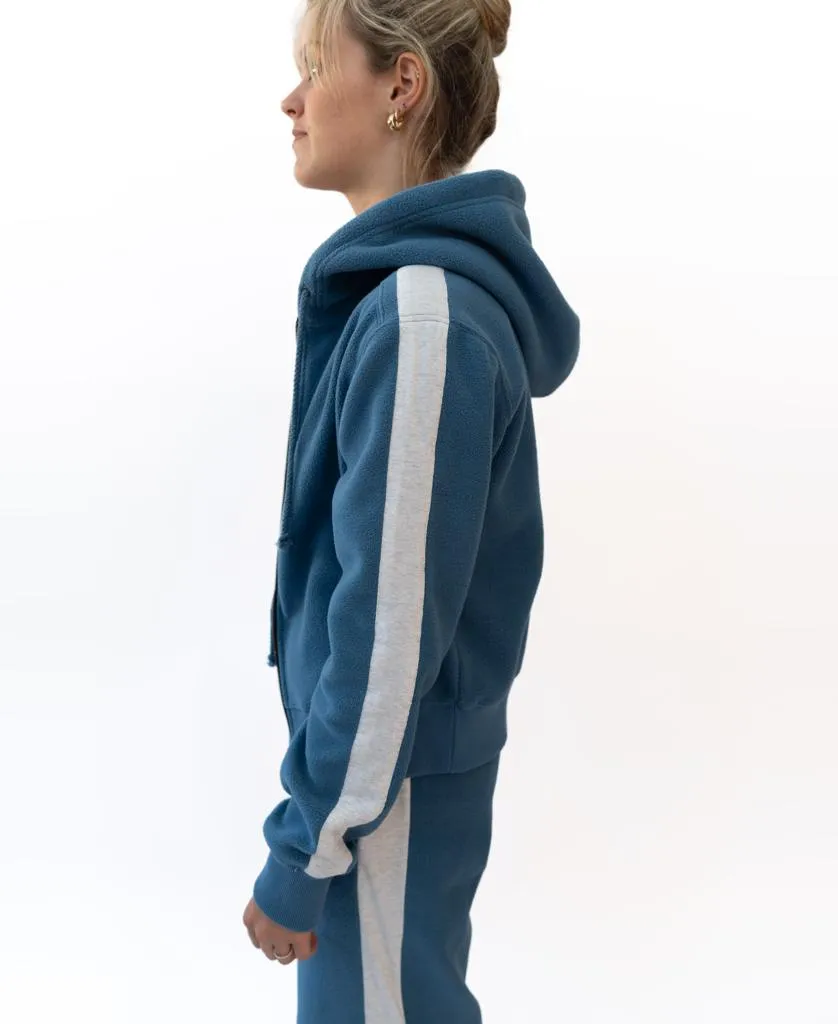 Pam Zip Hoodie | Surf Blue