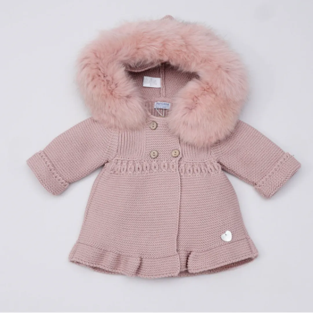 Pangasa Girls A-Line Faux Fur Jackets