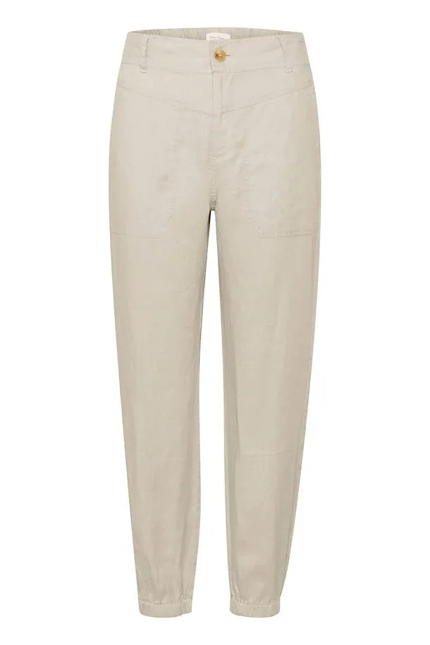 PART TWO SHENAS LINEN TROUSERS FRENCH OAK