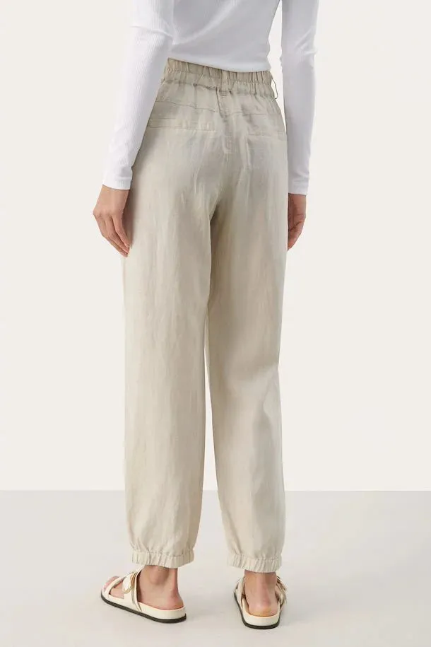 PART TWO SHENAS LINEN TROUSERS FRENCH OAK