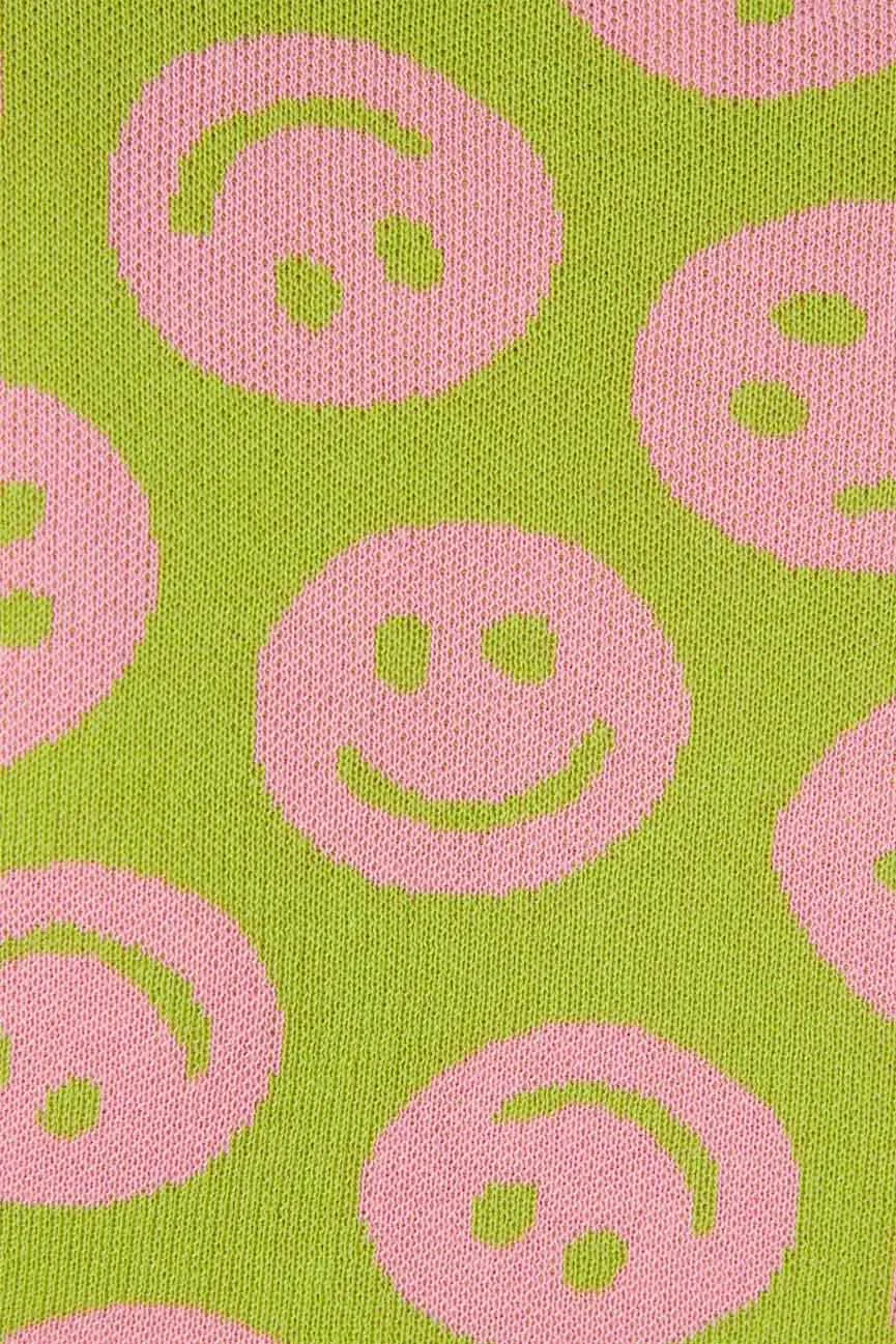 Pear/Taffy Gloss Smiley Crop Polo