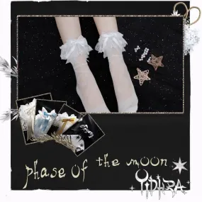 Phase of the moon Lolita socks