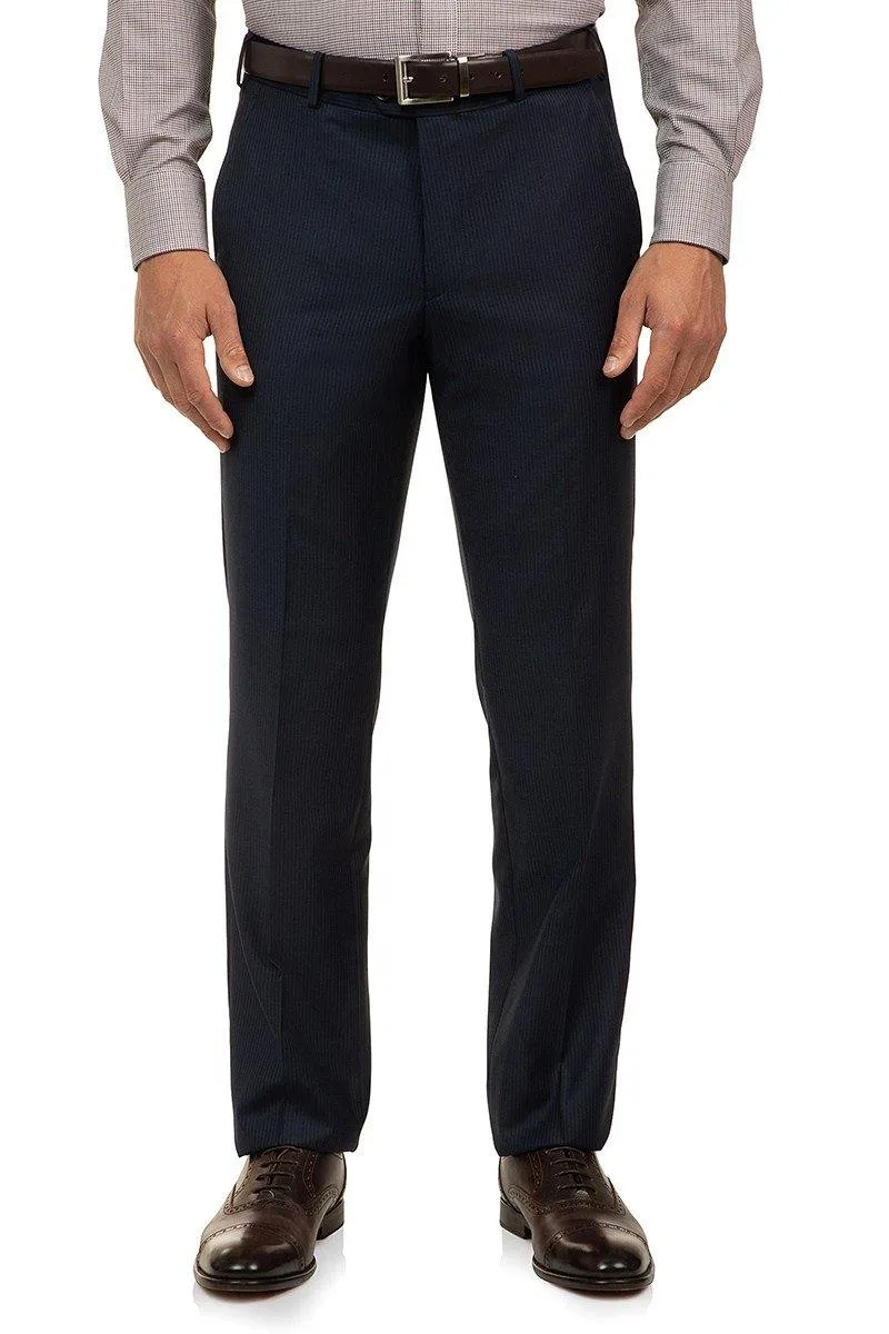 PINSTRIPE TROUSER   INTERCEPT FCJ353 NAV