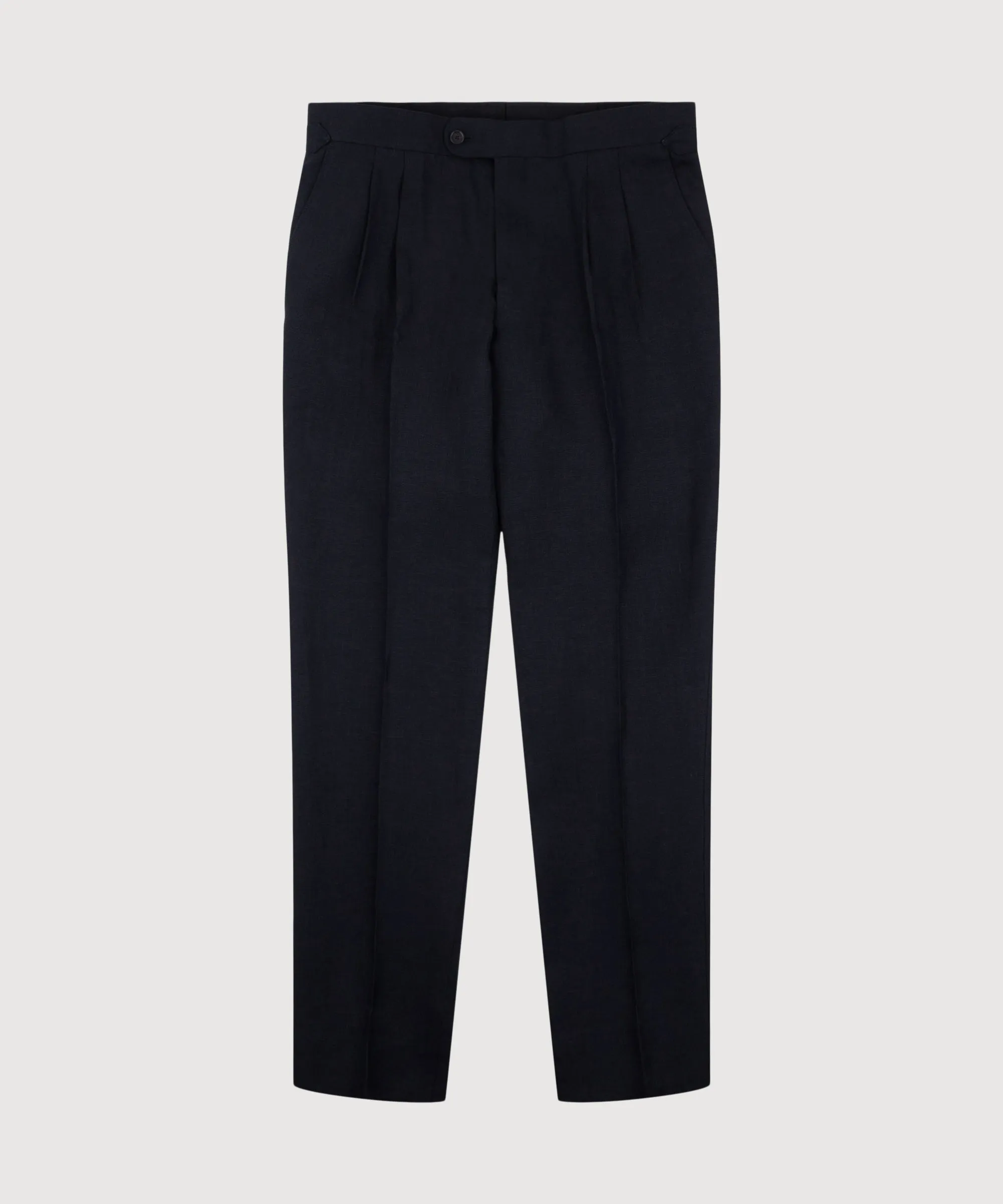 Pleated Linen Dinner Trousers