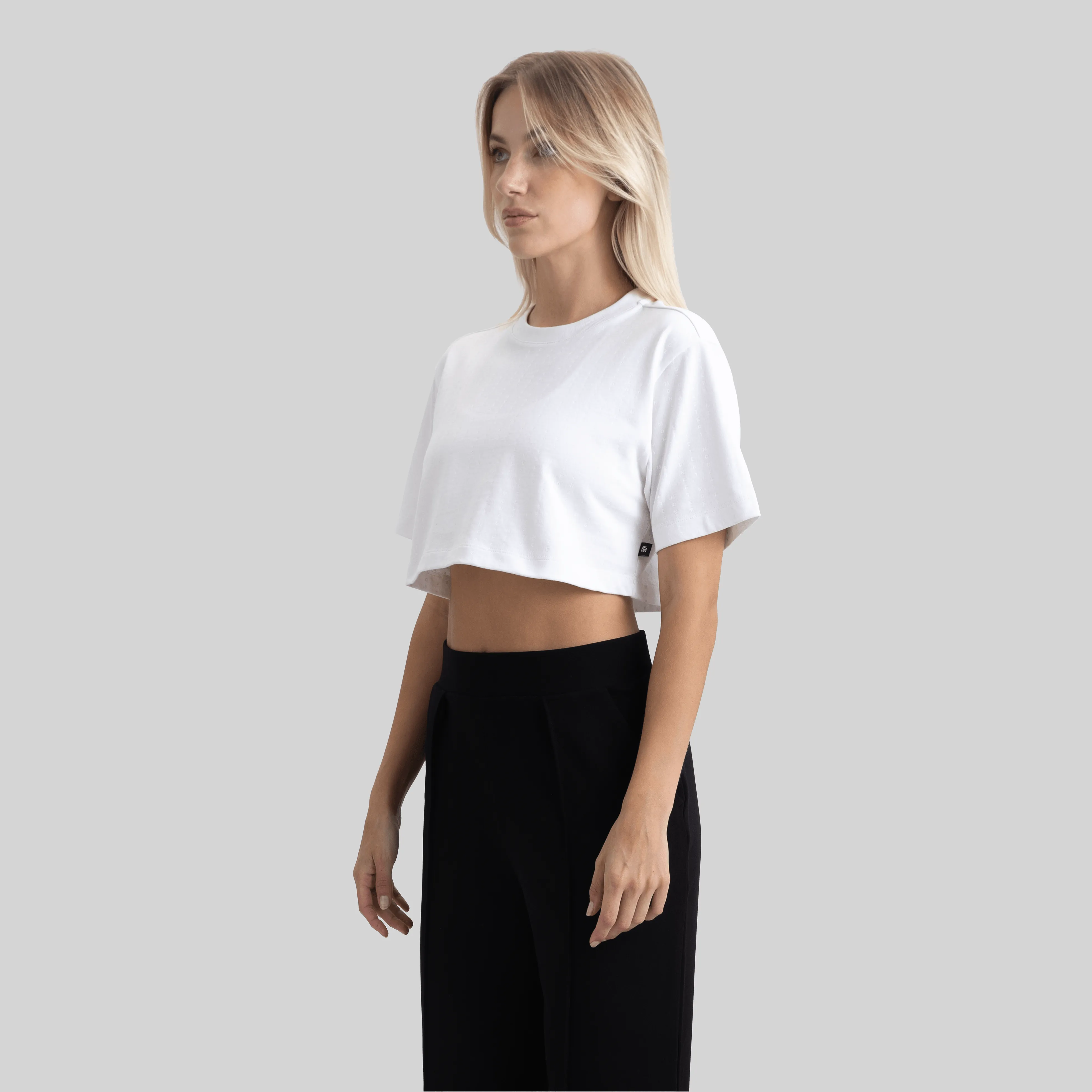 PONTIAC CROP TOP WHITE