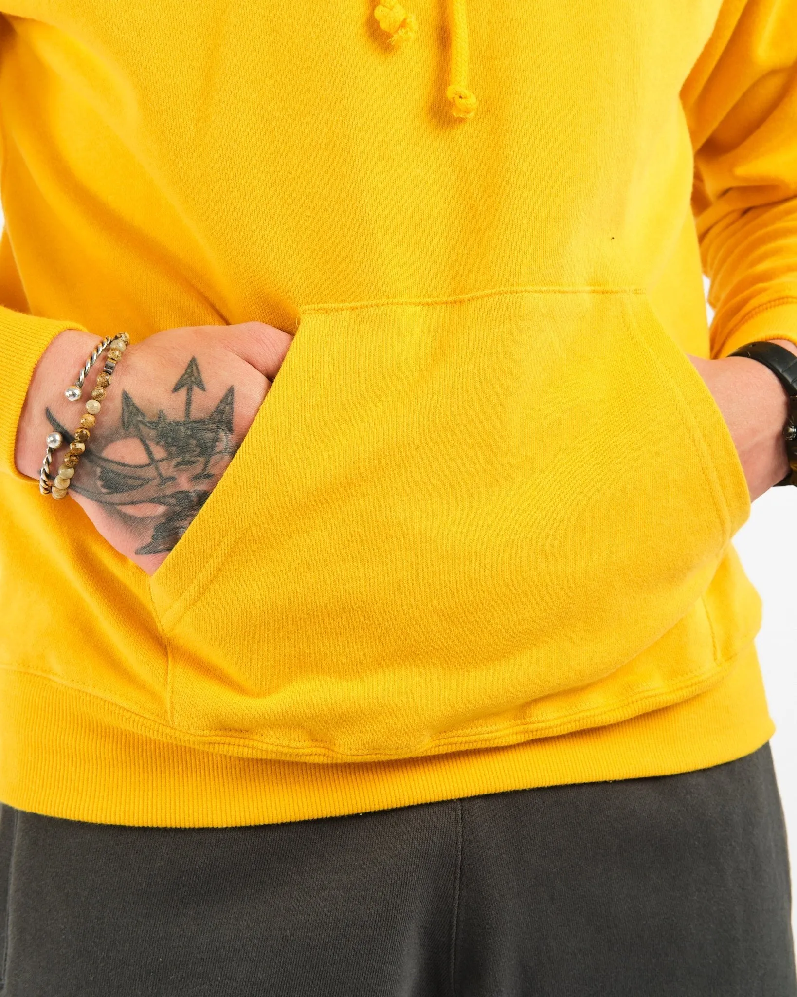 Pullover Hoodie Sweat Yellow