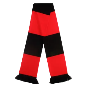 Red & Black Bar Scarf